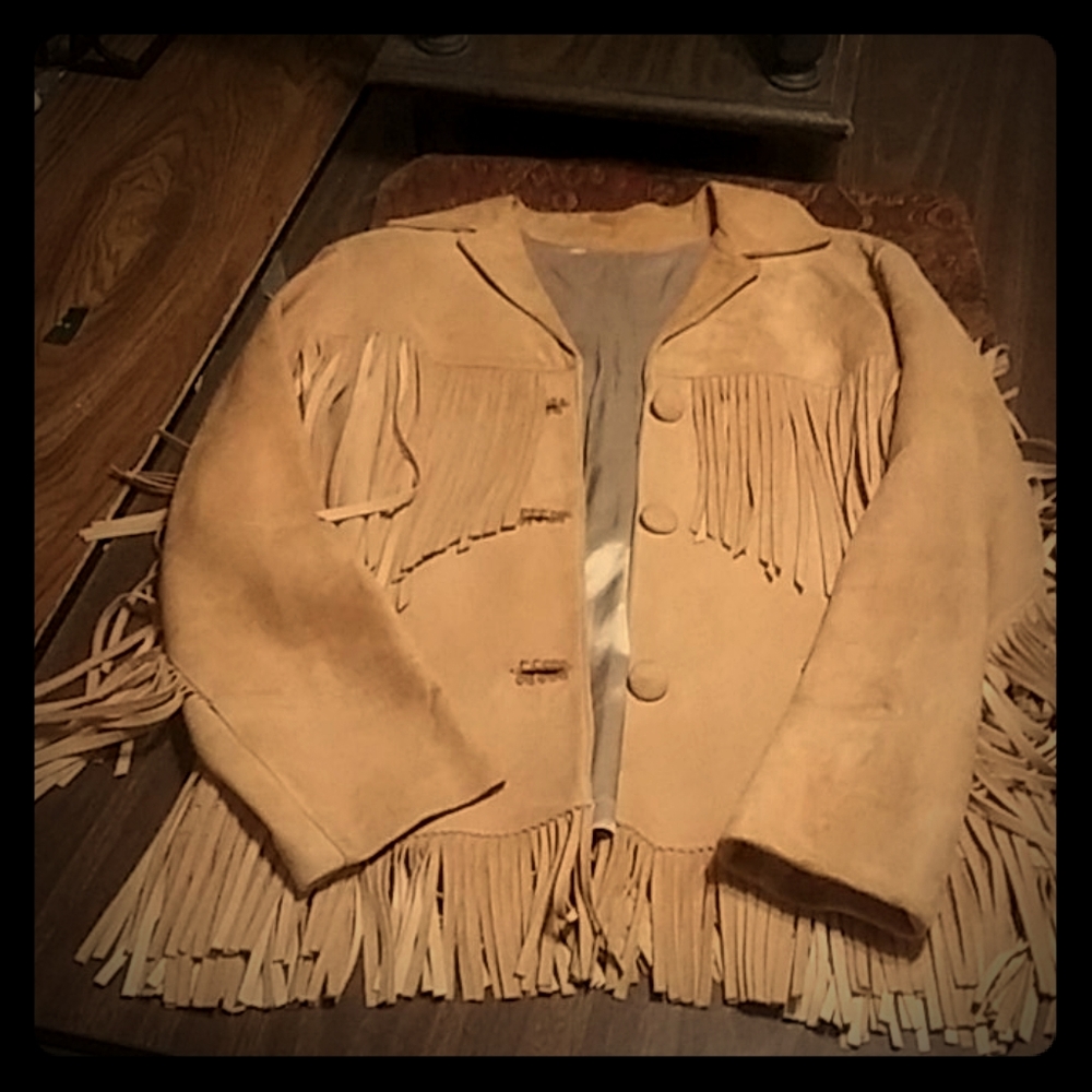 Handmade Buckskin Fringe Jacket